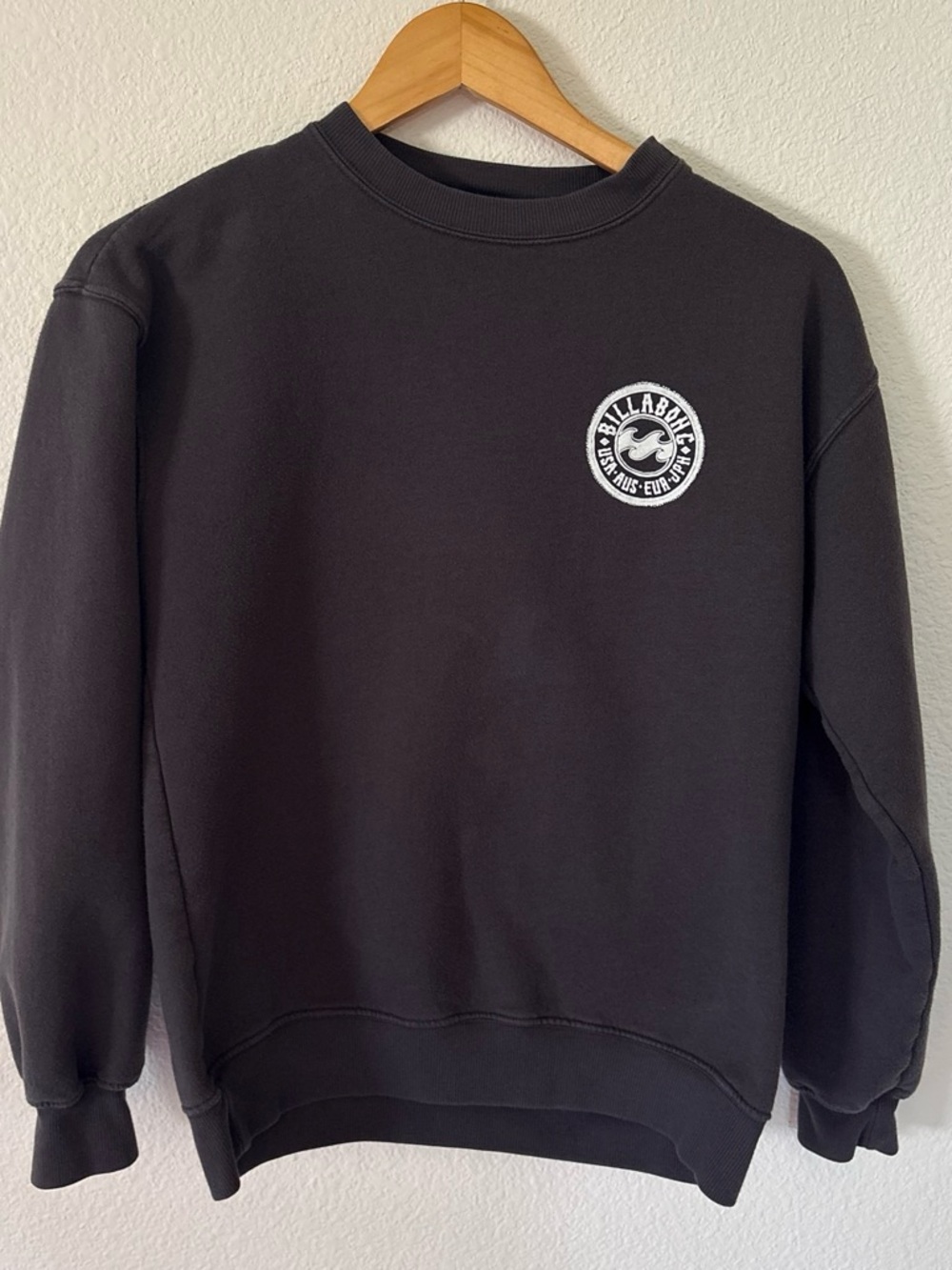 Billabong Brown Sweatshirt with White Chest Logo